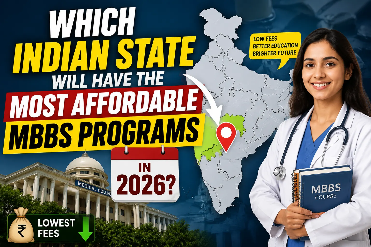 Which Indian State Will Have the Most Affordable MBBS Programs in 2026?